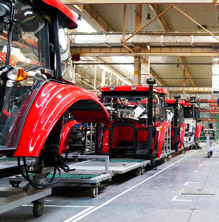 農(nóng)機(jī)總裝生產(chǎn)流水線(xiàn)生產(chǎn)案例