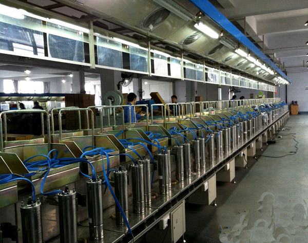 水泵深水泵生產(chǎn)流水線(xiàn)案例